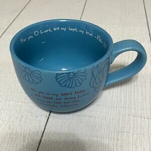 Abbey Press Blue and Floral Mug